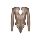 Obsessive – Soranna Langer Offener Teddy – Braun