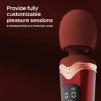 HoneyPlayBox - Stormi Heating Wand Vibrator - 9 Stufen und Wärmefunktion - Rot