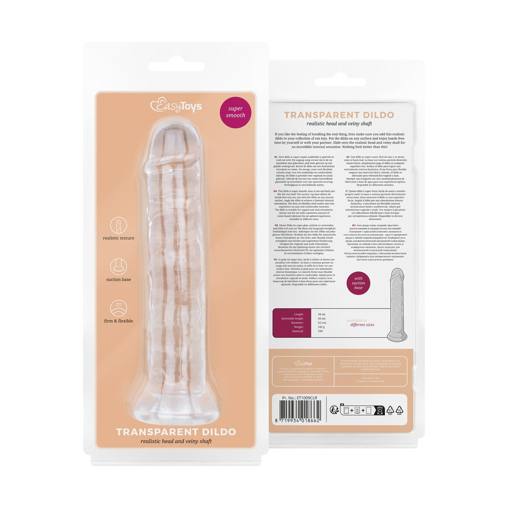 Jelly Dildo ohne Hoden - 16 cm