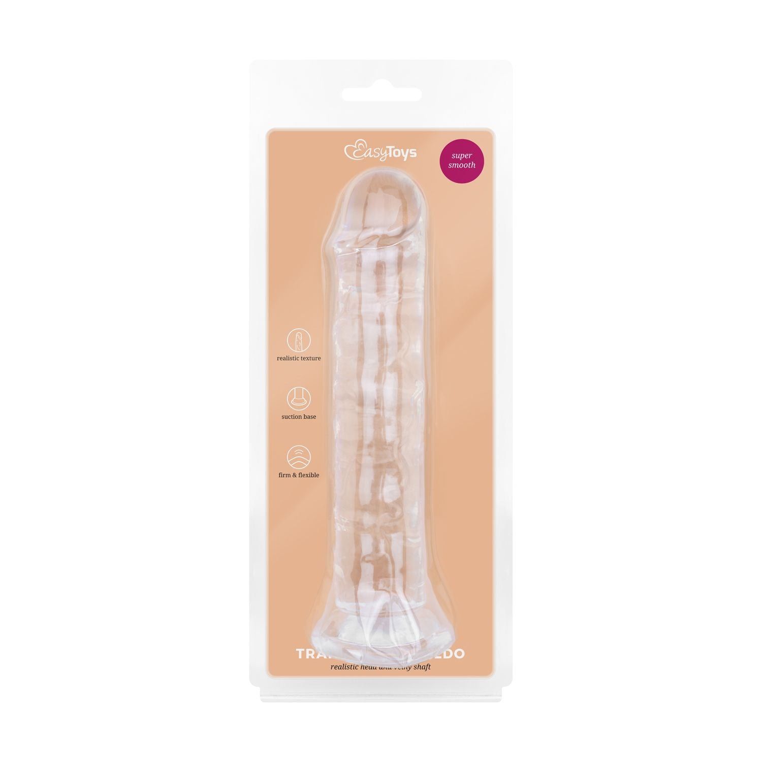 Jelly Dildo ohne Hoden - 18 cm