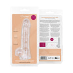 Jelly Dildo mit Hoden - 13,5 cm