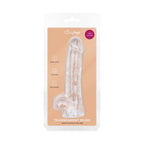 Jelly Dildo mit Hoden - 13,5 cm