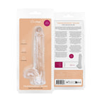 Jelly Dildo mit Hoden - 15 cm