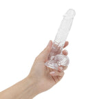 Jelly Dildo mit Hoden - 15 cm