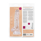 Jelly Dildo mit Hoden - 17 cm