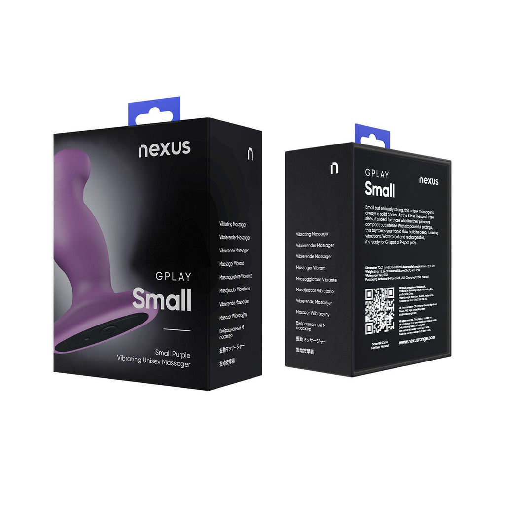 Nexus - G-Play+ Unisex Vibrator - Small