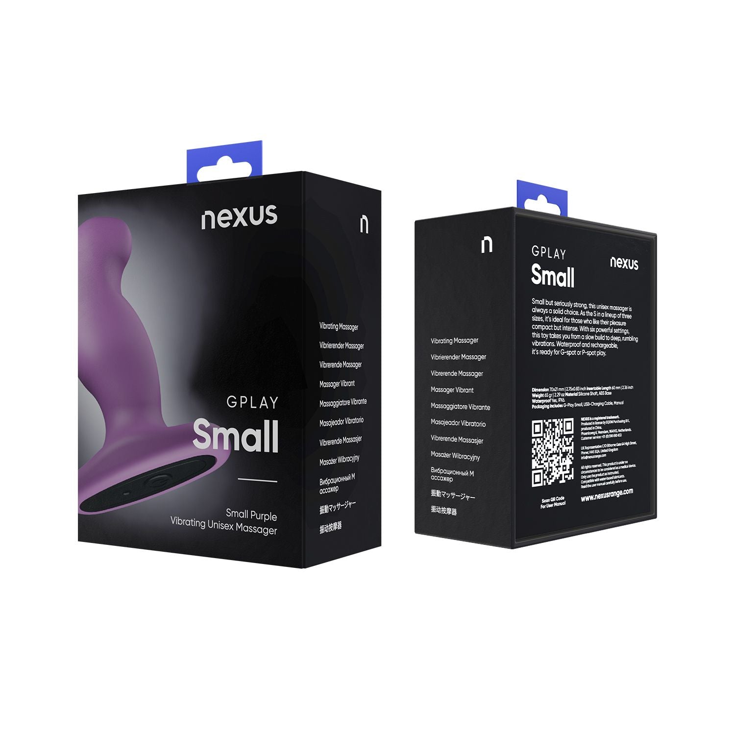 Nexus - G-Play+ Unisex Vibrator - Small