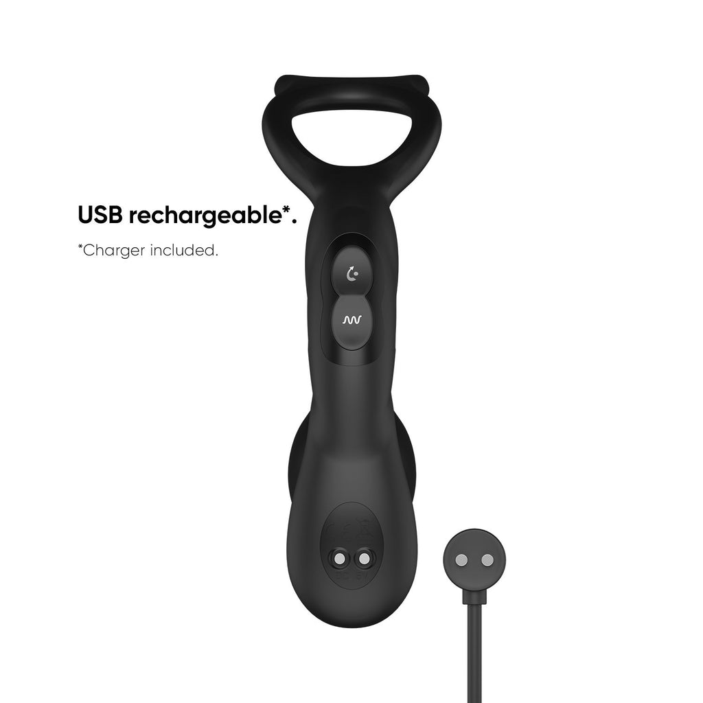 Nexus - Simul8 Prostata-Vibrator mit Cockring - Stroker Edition