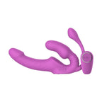 Teazers - Strapless Strap-On mit Analplug - Vibrierend - Rosa