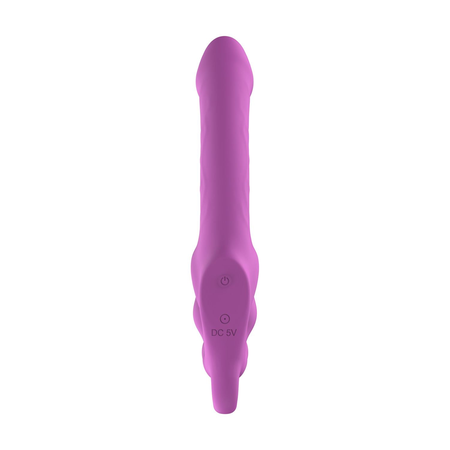 Teazers - Strapless Strap-On mit Analplug - Vibrierend - Rosa