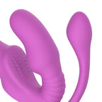 Teazers - Strapless Strap-On mit Analplug - Vibrierend - Rosa