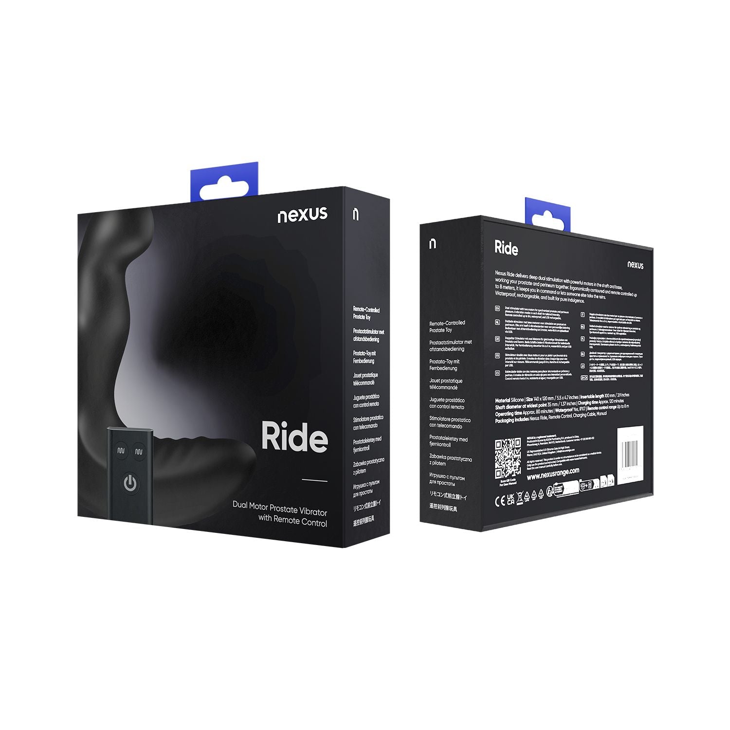 Nexus - Ride Prostatavibrator - Dual Motor mit Fernbedienung