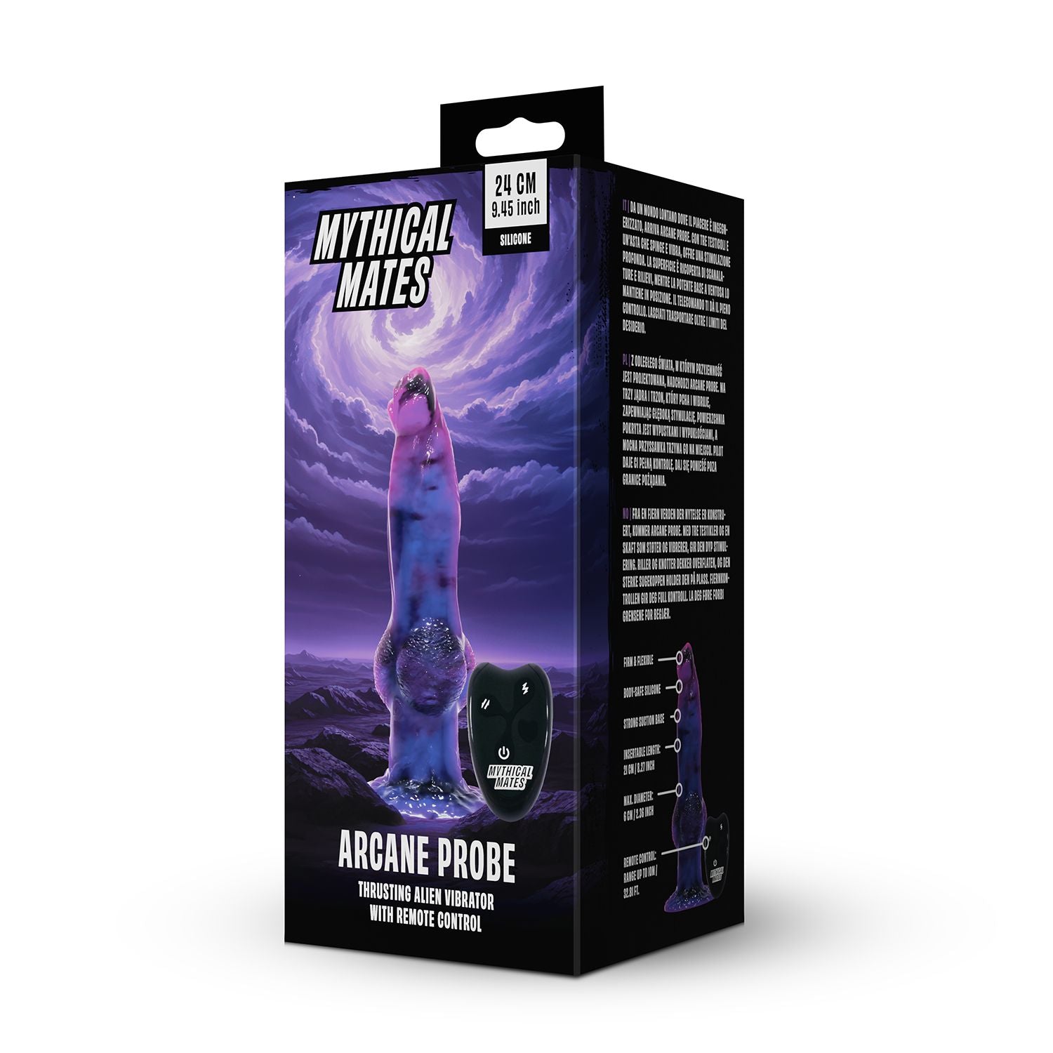 Mythical Mates - Arcane Probe Thrusting mit Fernbedienung - 24 cm