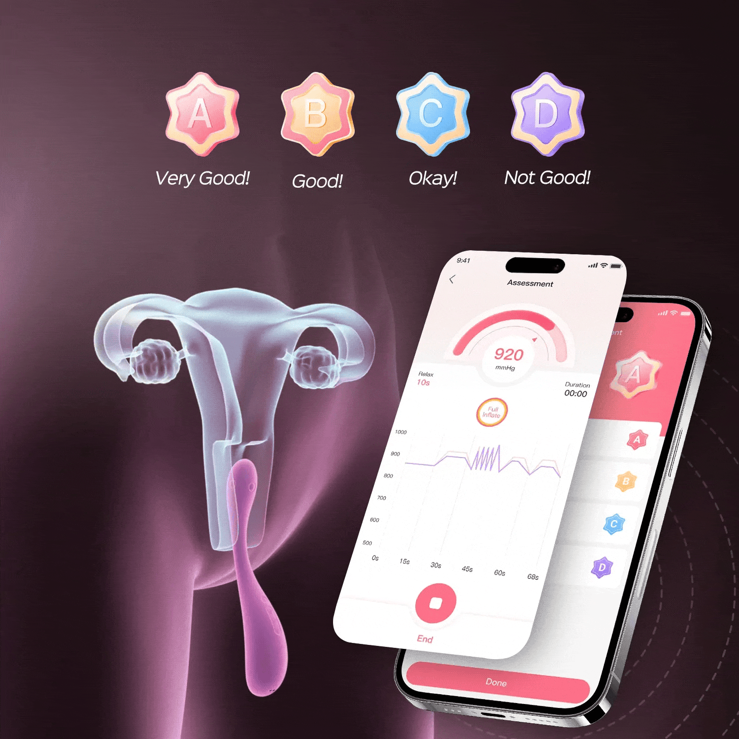 HoneyPlayBox – PUFF Kegeltrainer – Rot