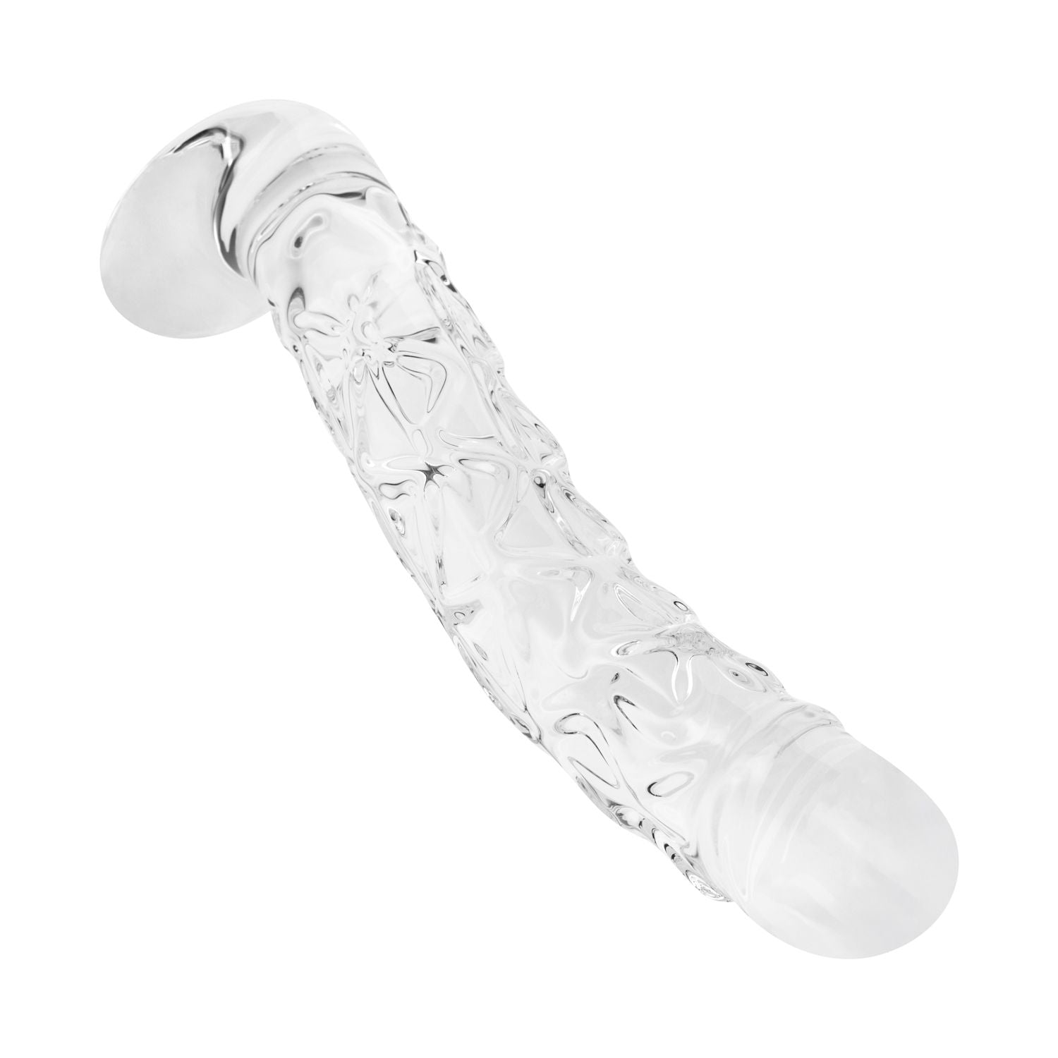 Gildo - No. 36 Strukturierter Glas Dildo - 19 cm