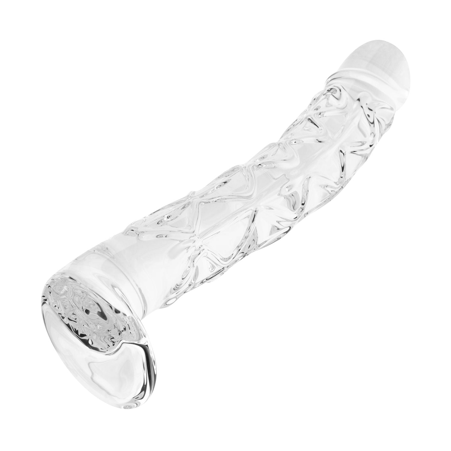 Gildo - No. 36 Strukturierter Glas Dildo - 19 cm