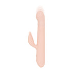 Good Vibes Only - Thrusting Vibrator mit Klitoris-Stimulator - Shai - Rosa
