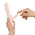 Good Vibes Only - Thrusting Vibrator mit Klitoris-Stimulator - Shai - Rosa