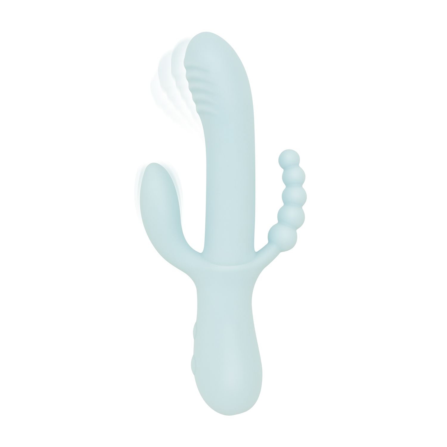 Good Vibes Only - Triple Stimulation Vibe - Weiches Silikon - Blau