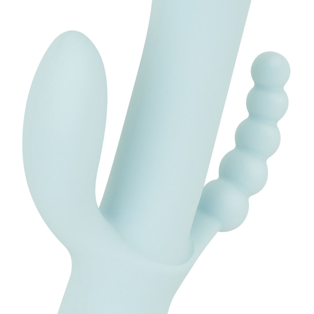 Good Vibes Only - Triple Stimulation Vibe - Weiches Silikon - Blau