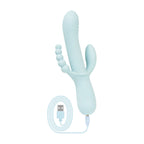 Good Vibes Only - Triple Stimulation Vibe - Weiches Silikon - Blau