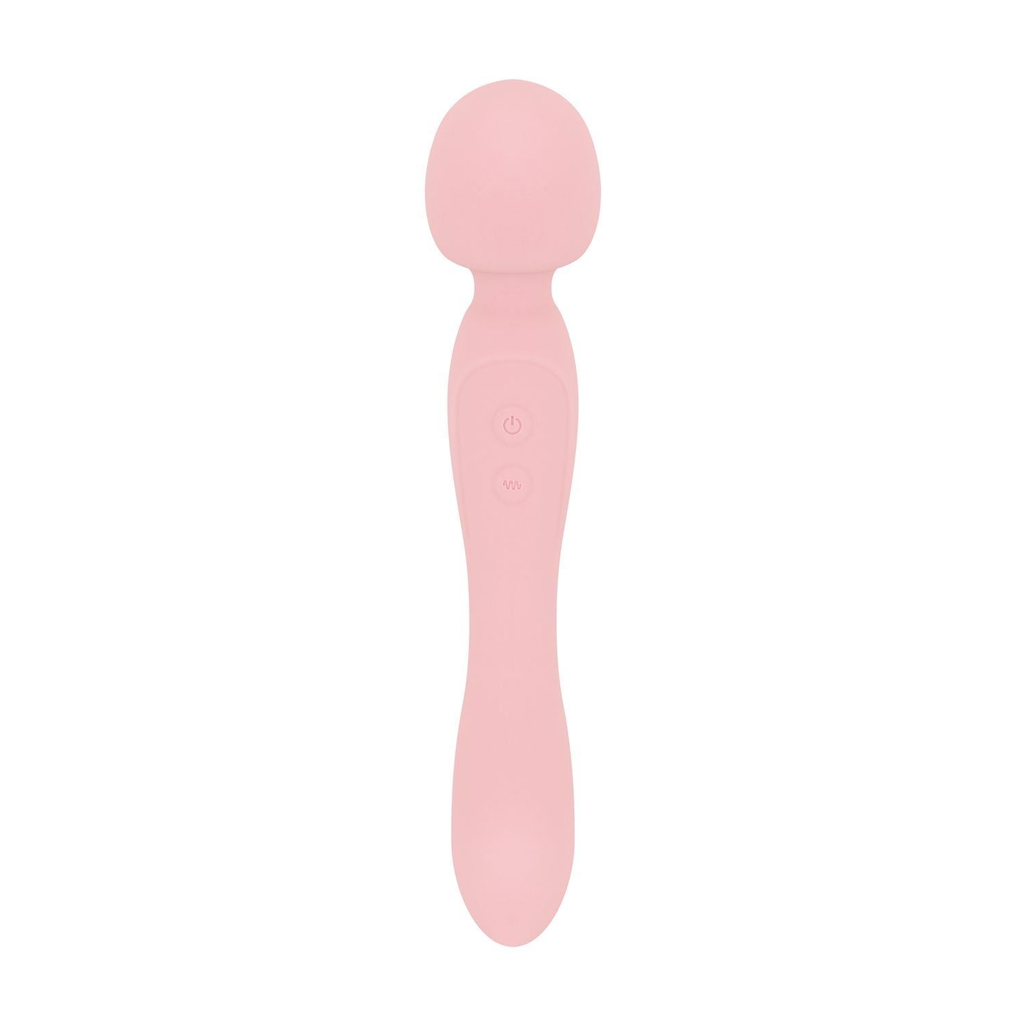 Good Vibes Only - Simi Doppelseitiger Wand-Vibrator - Weiches Silikon - Rosa