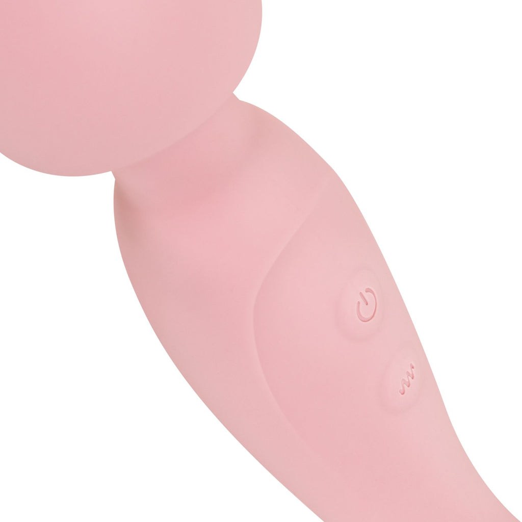 Good Vibes Only - Simi Doppelseitiger Wand-Vibrator - Weiches Silikon - Rosa