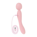 Good Vibes Only - Simi Doppelseitiger Wand-Vibrator - Weiches Silikon - Rosa