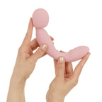 Good Vibes Only - Simi Doppelseitiger Wand-Vibrator - Weiches Silikon - Rosa