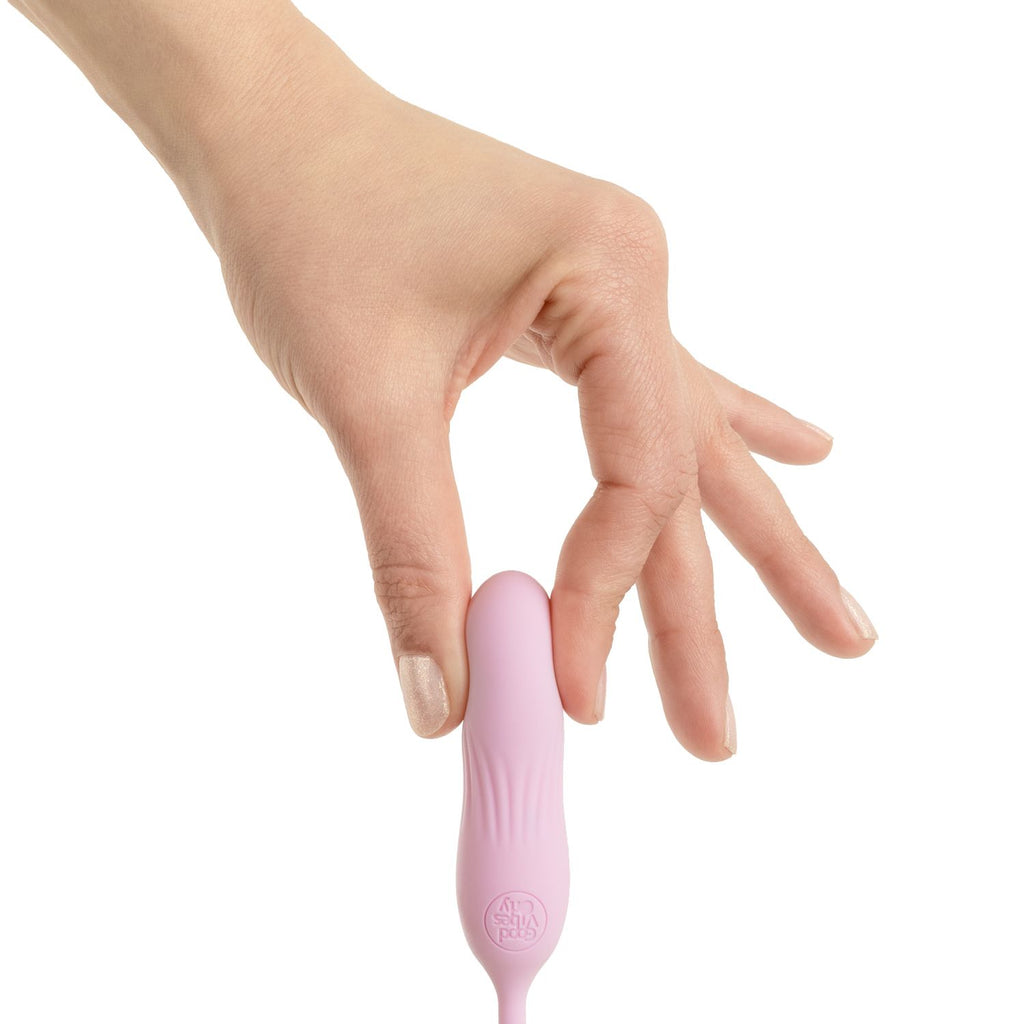 Good Vibes Only - Siva Vibro-Ei - Weiches Silikon Rosa