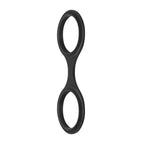 EasyToys - Flexible Silikon-Handschellen - Schwarz
