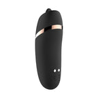 Rosy Gold - Licking Stimulator mit Luxus-Ladeetui - Schwarz