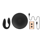 Rosy Gold - C-Shape Vibrator mit Ladecase - Schwarz