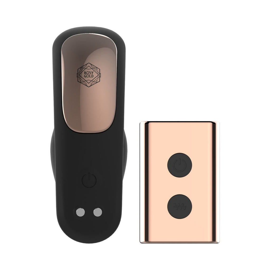 Rosy Gold - Wearable Vibrator mit Luxus-Ladecase - Schwarz