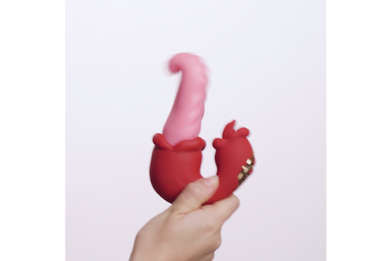 Teazers - Double Tongue Vibrator - Doppelte Stimulation - Pink