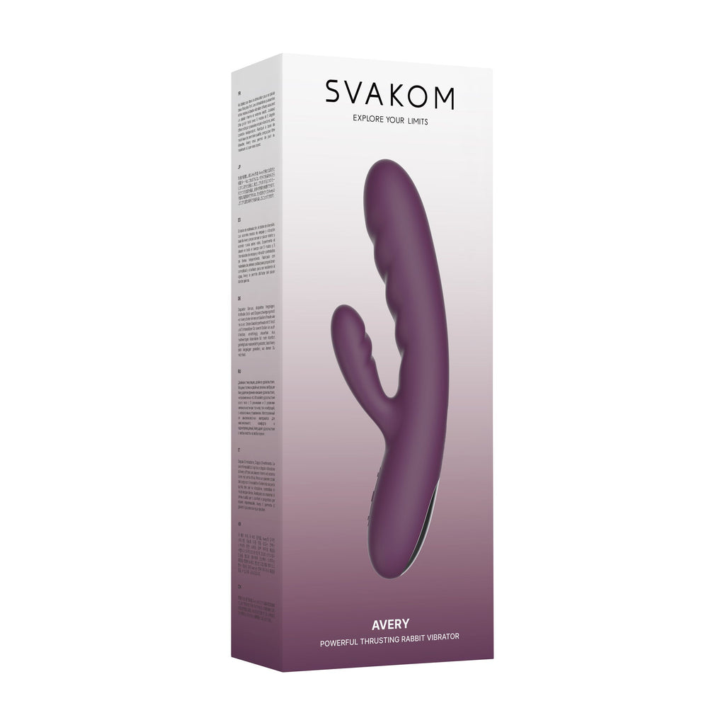 SVAKOM - Avery Stoßvibrator mit doppelter Stimulation - Lila