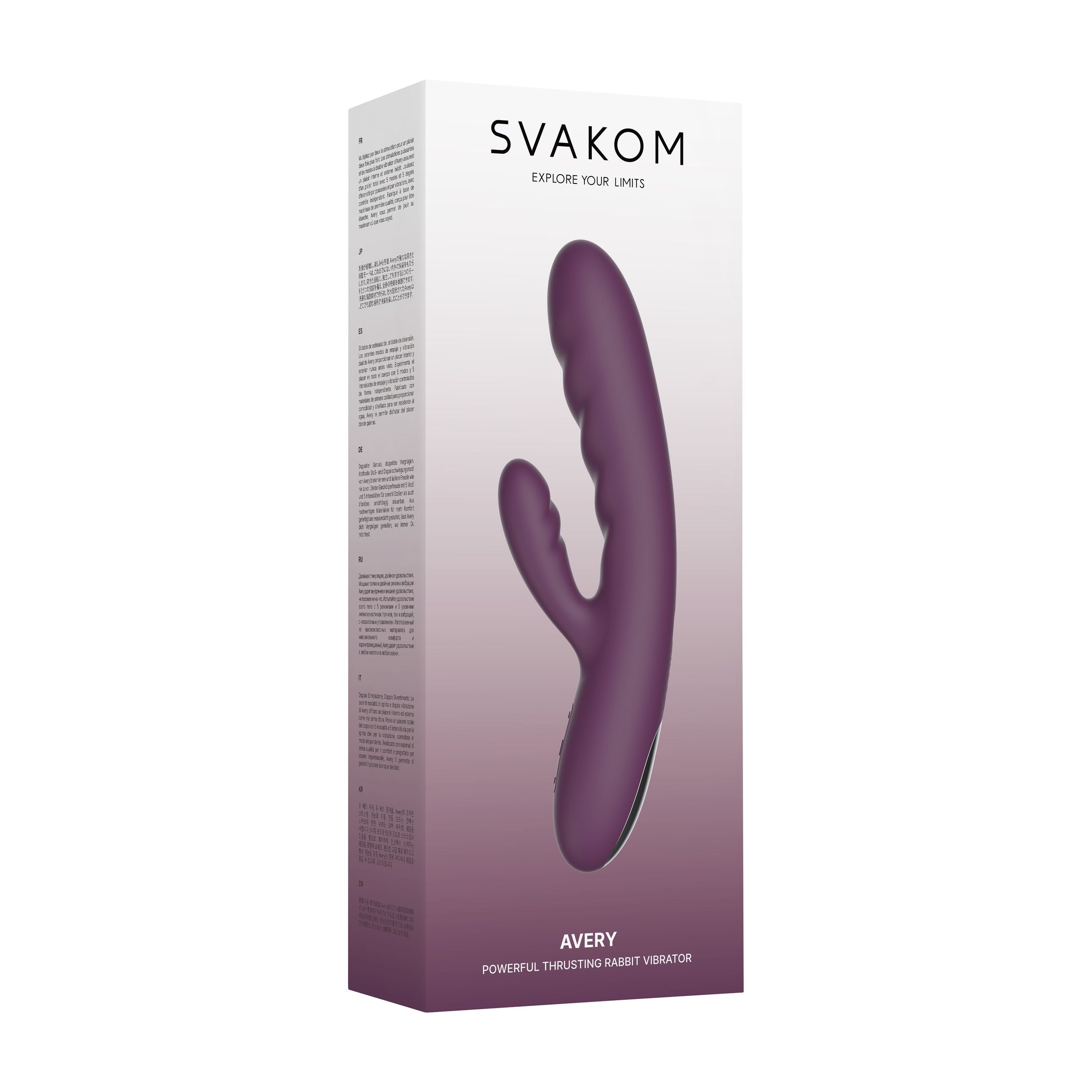 SVAKOM - Avery Stoßvibrator mit doppelter Stimulation - Lila