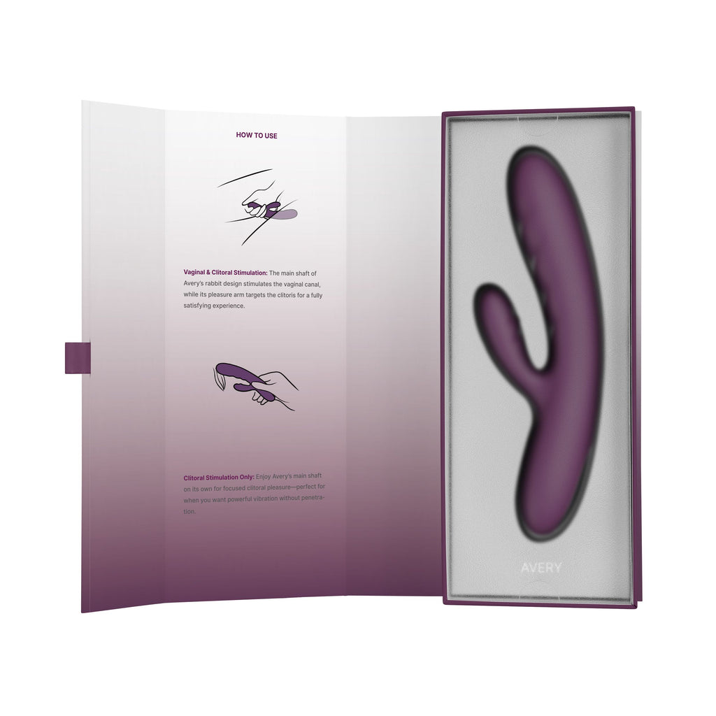 SVAKOM - Avery Stoßvibrator mit doppelter Stimulation - Lila
