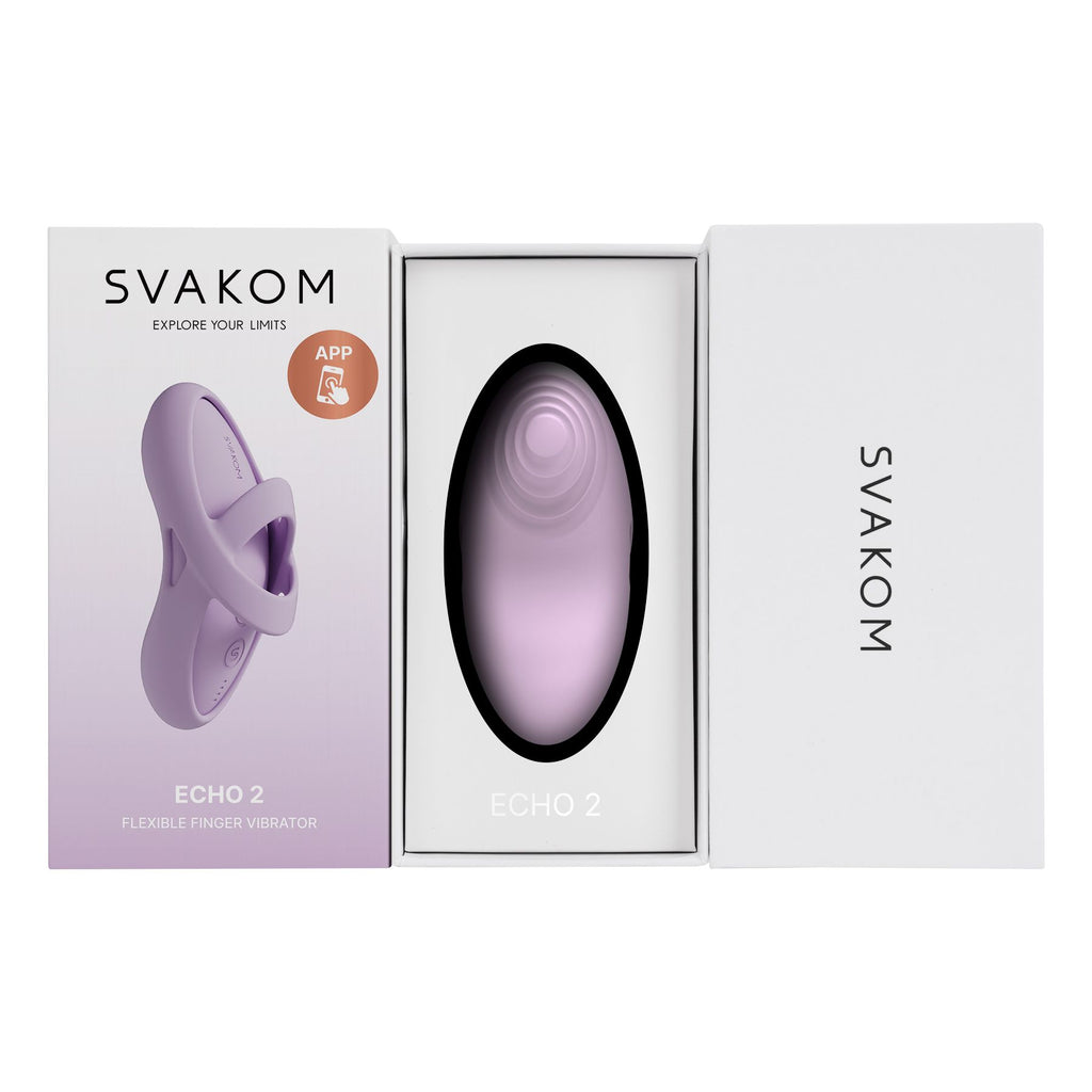 SVAKOM - Echo 2 Fingervibrator - Sky Blue