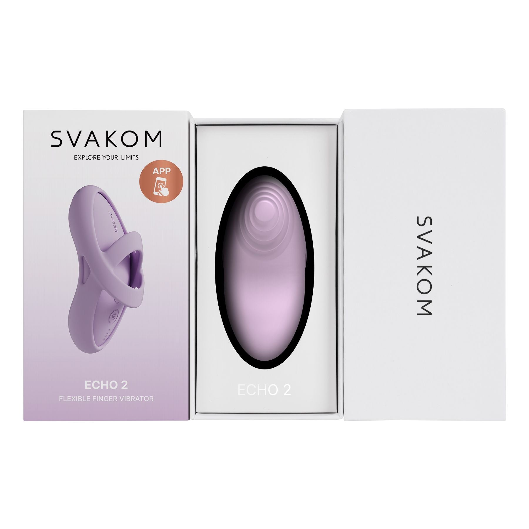 SVAKOM - Echo 2 Fingervibrator - Sky Blue