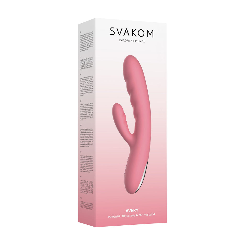 SVAKOM - Avery Stoßvibrator mit doppelter Stimulation - Lila