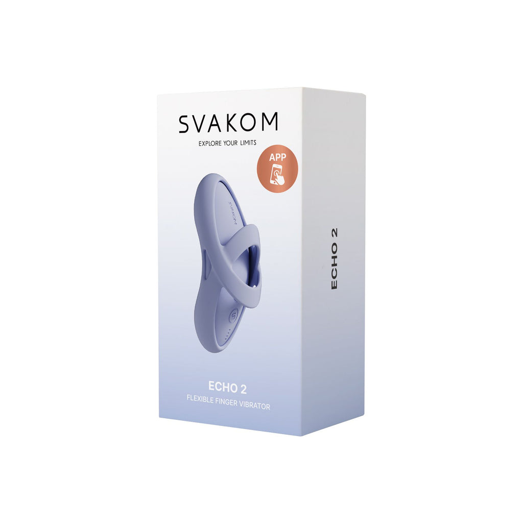 SVAKOM - Echo 2 Fingervibrator - Sky Blue
