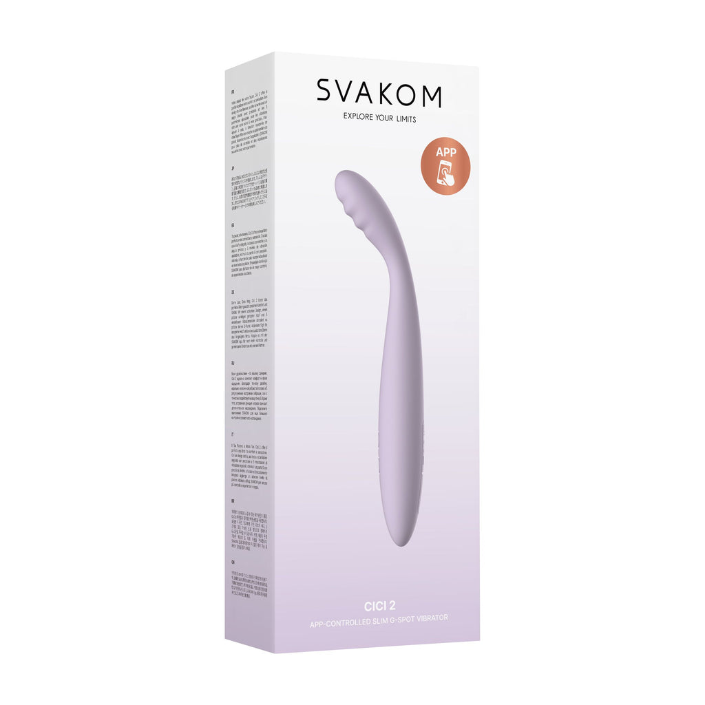 SVAKOM - Cici 2 Flexibler G-Punkt-Vibrator - Lavendel