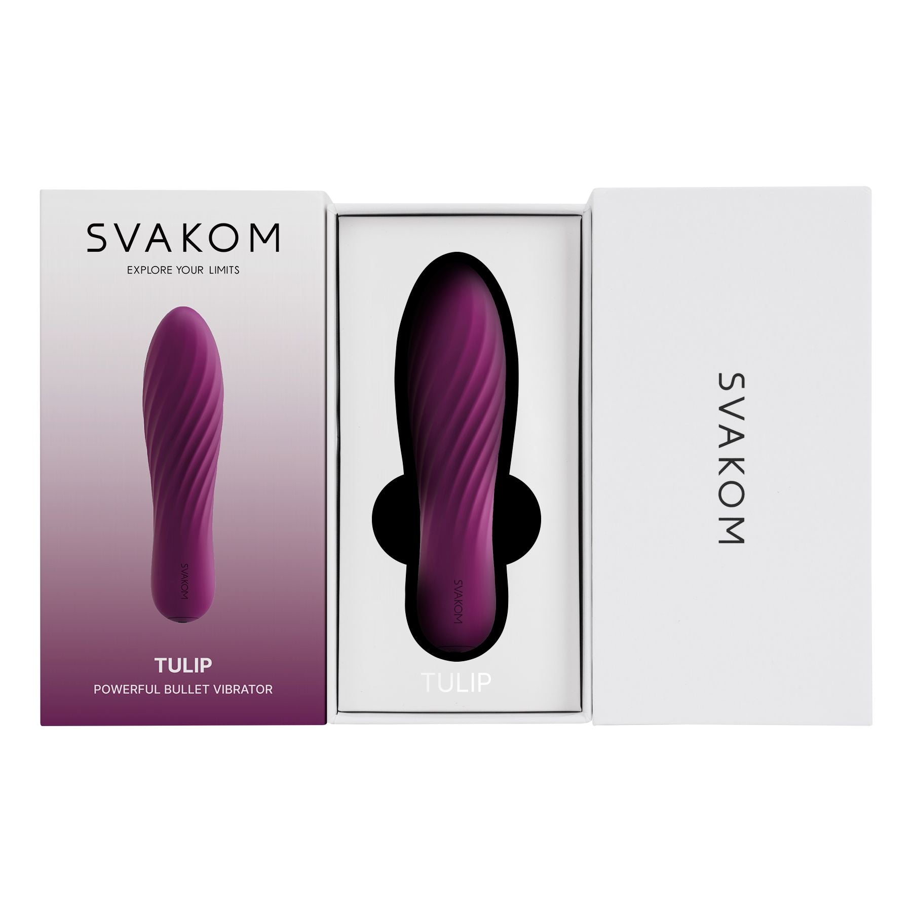 SVAKOM - Tulip Vibrator - Kompakt und Kraftvoll mit 10 Stufen - Schwarz