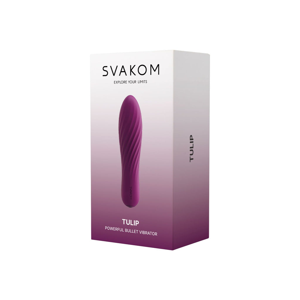 SVAKOM - Tulip Vibrator - Kompakt und Kraftvoll mit 10 Stufen - Schwarz