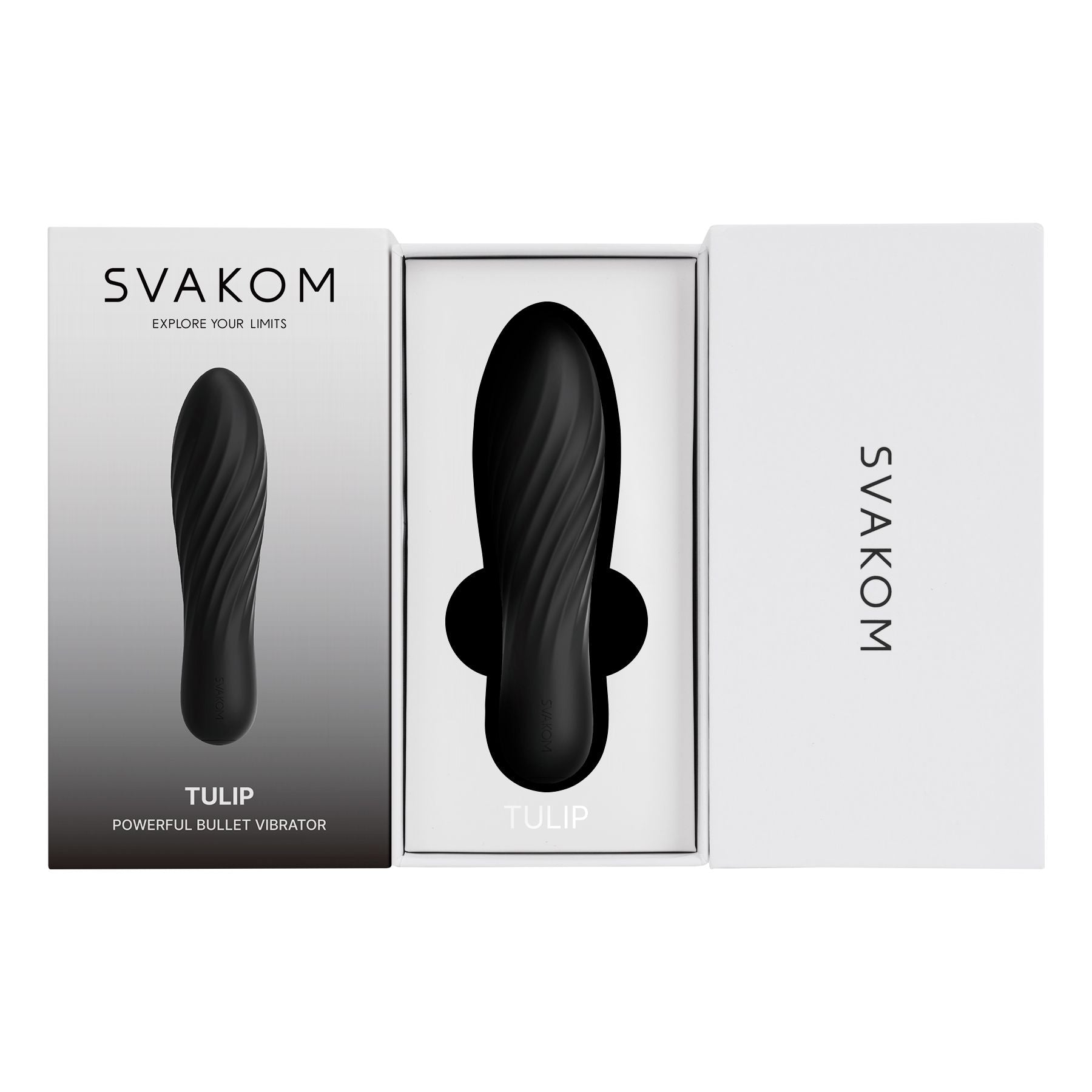 SVAKOM - Tulip Vibrator - Kompakt und Kraftvoll mit 10 Stufen - Schwarz
