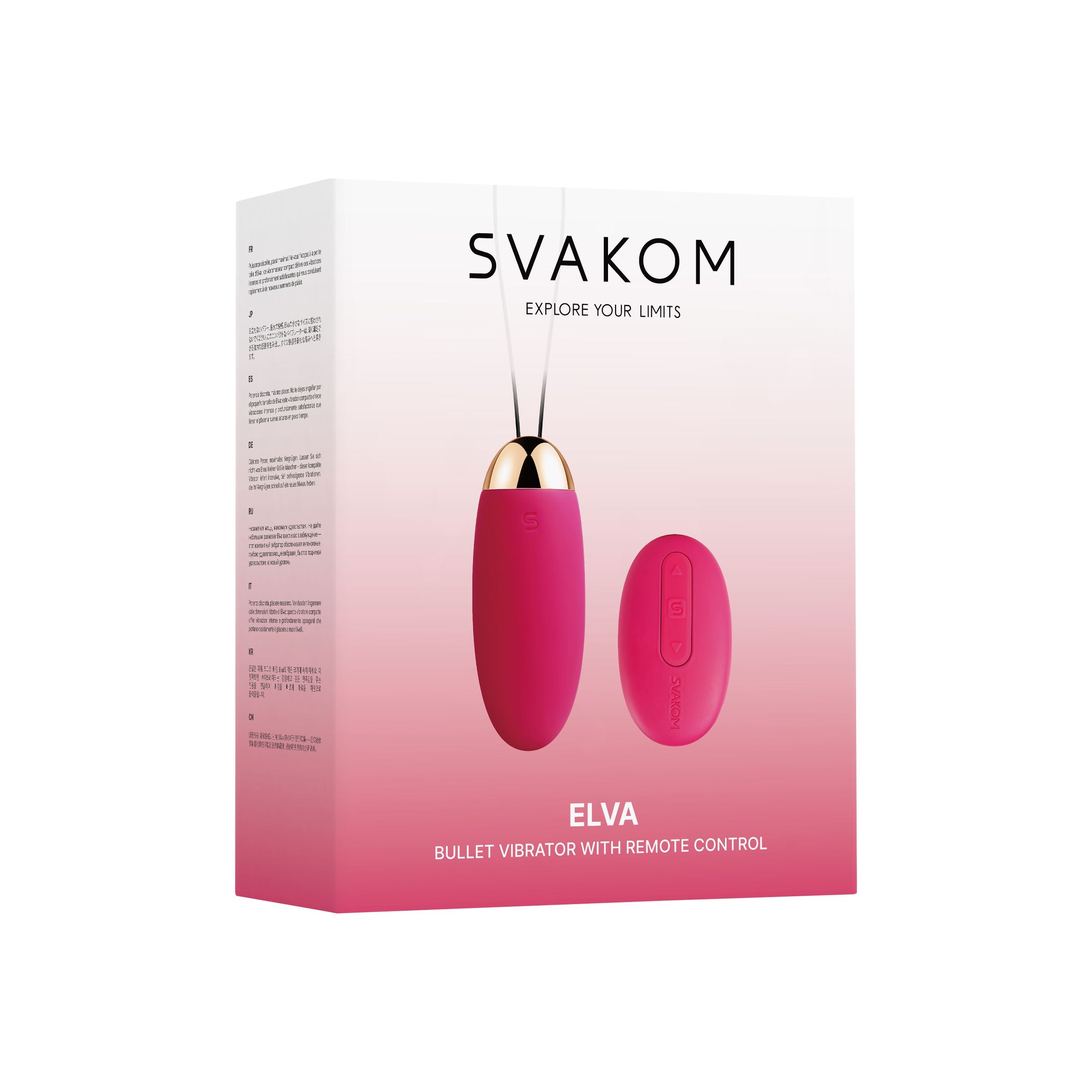 SVAKOM - Elva Vibrations-Ei mit Fernbedienung - Pink