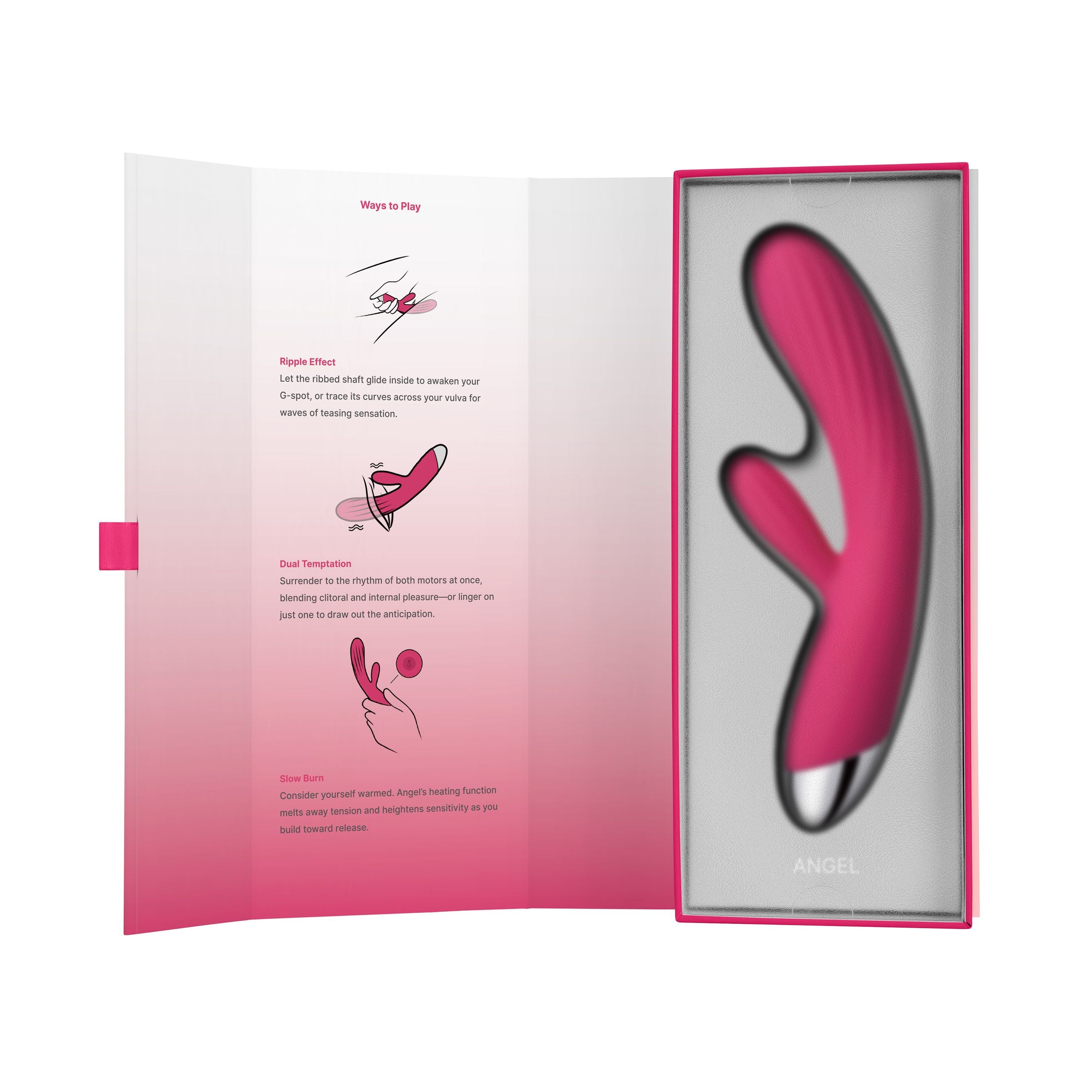Svakom Angel - Wärmender G-Punkt-Vibrator - 2 Motoren und 5 Vibrationsstufen