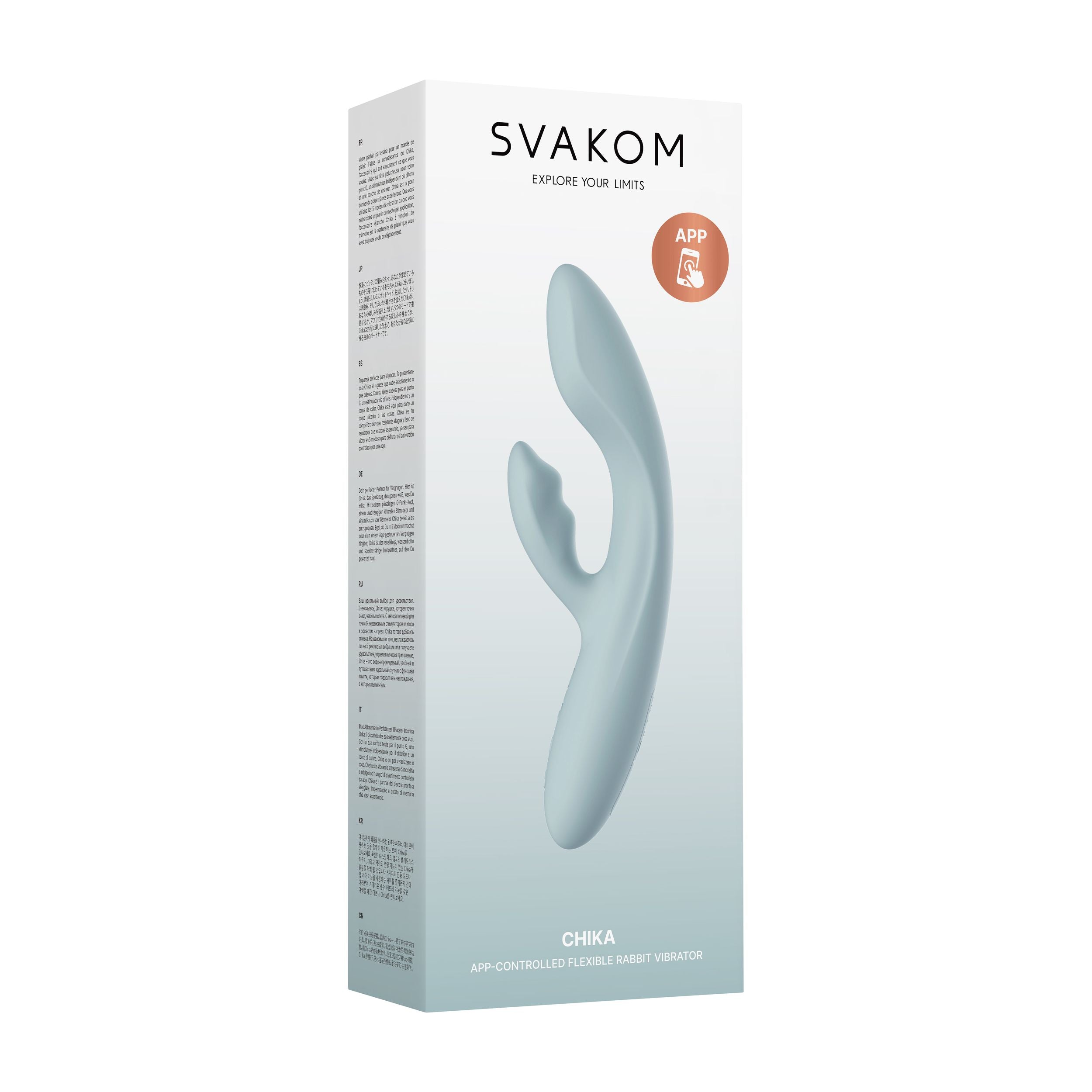 SVAKOM - Chika Klitoris-Vibrator mit Wärmefunktion und App-Steuerung