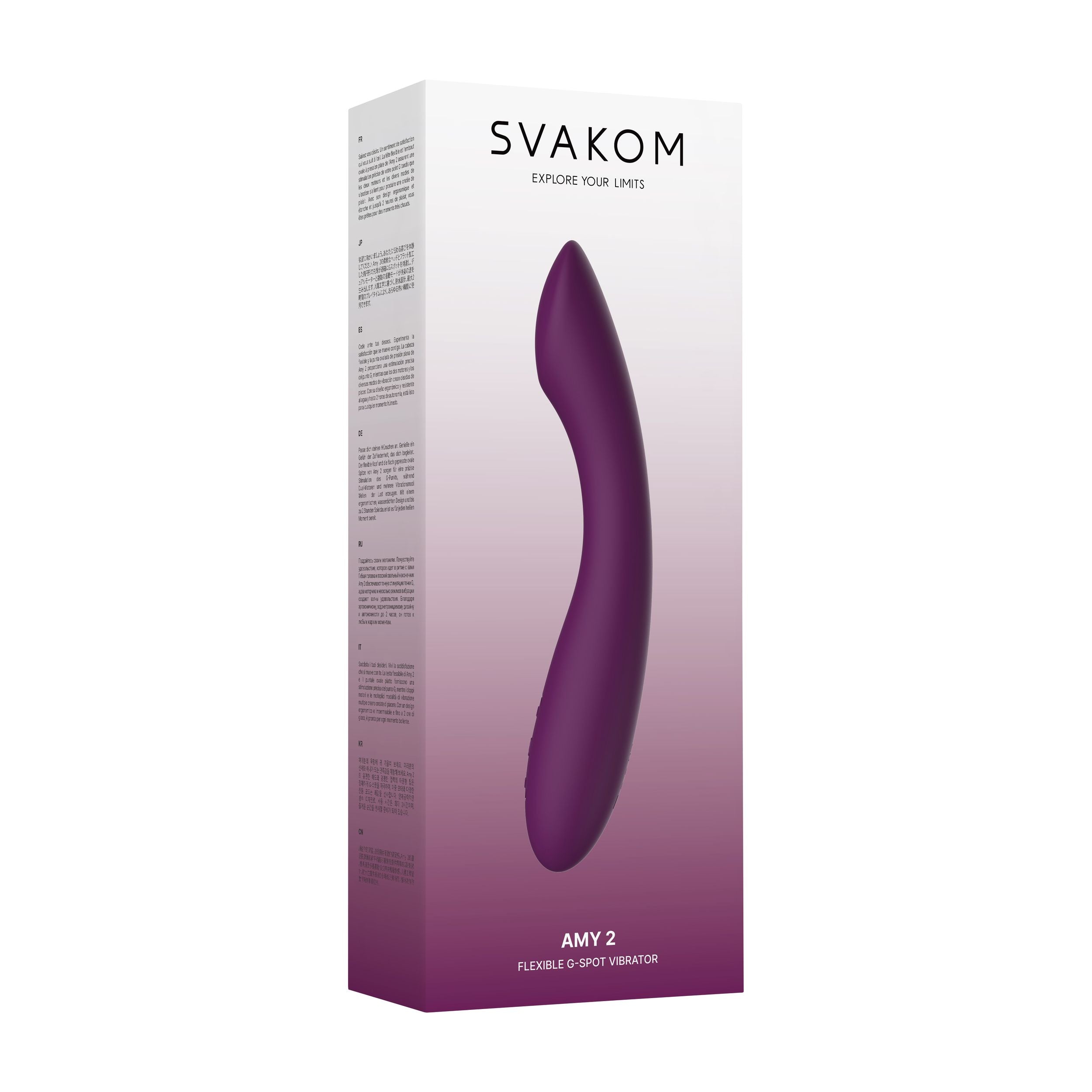 SVAKOM - AMY 2 G-Spot und Klitoris-Vibrator - Lila